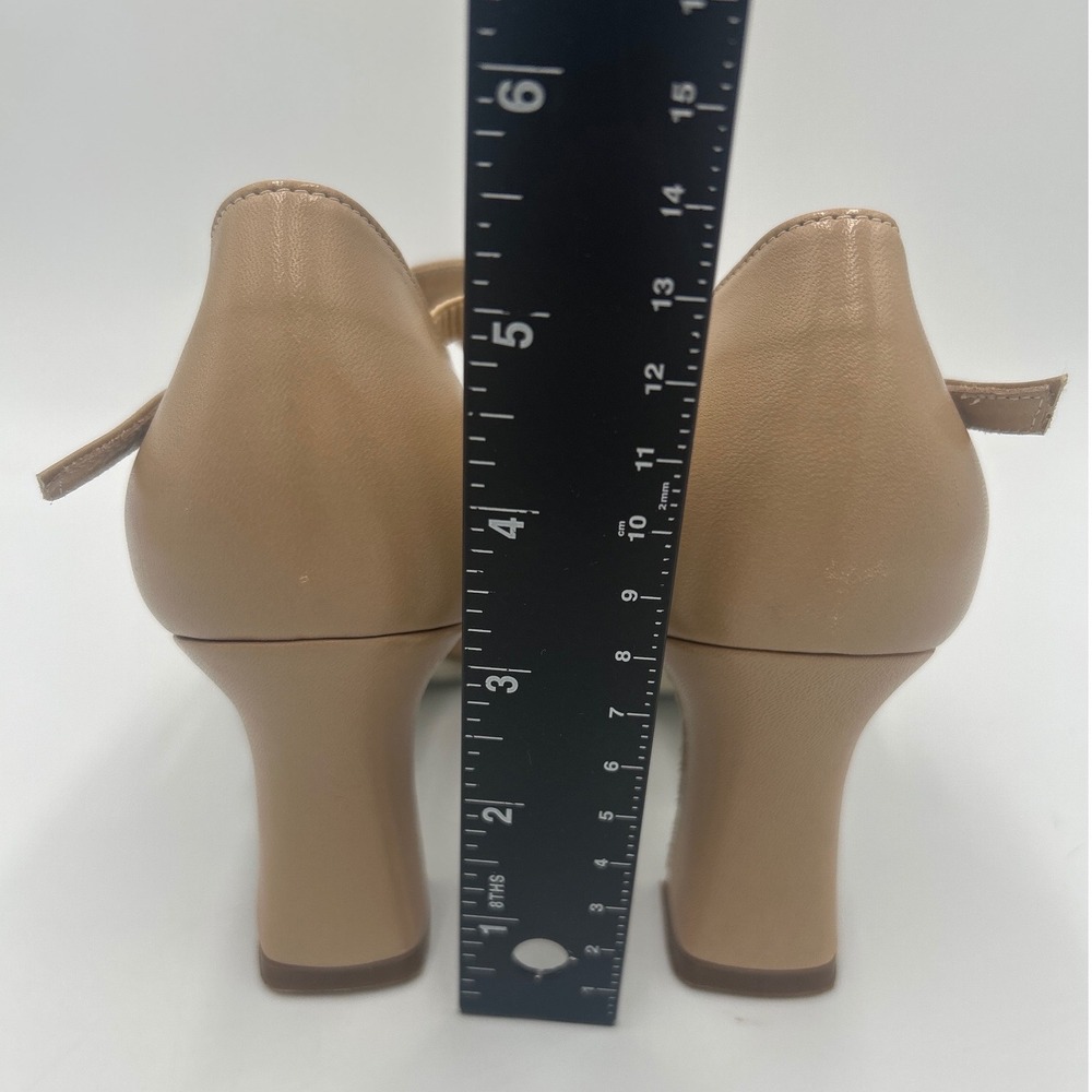 LaDuca Alexis Tan Leather Soft Sole Character Dance Heels Size 35 Made in Italy - Picture 3 of 9